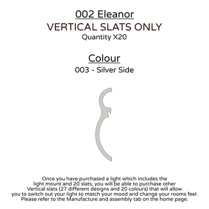 Ceiling Light - Vertical Slats - 002 Eleanor