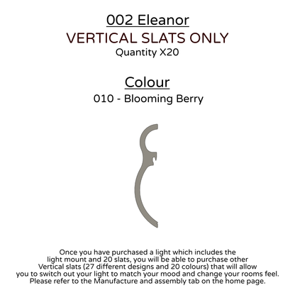 Ceiling Light - Vertical Slats - 002 Eleanor