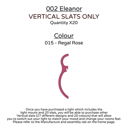 Ceiling Light - Vertical Slats - 002 Eleanor