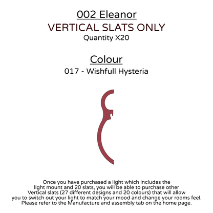 Ceiling Light - Vertical Slats - 002 Eleanor