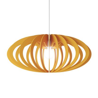 Ceiling Light - Vertical Slats - 005  Leora