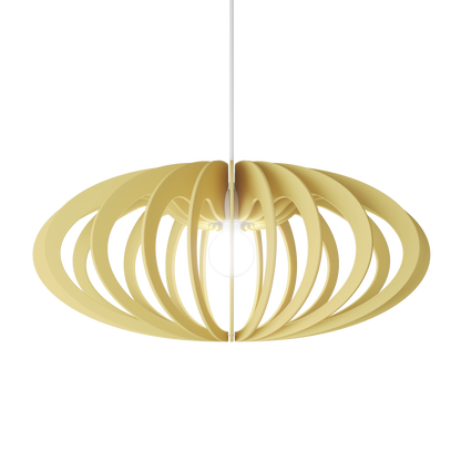 Ceiling Light - Vertical Slats - 005  Leora