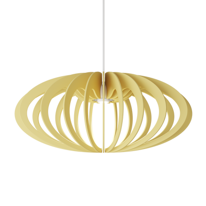 Ceiling Light - Vertical Slats - 005  Leora