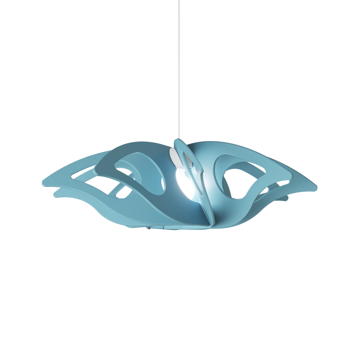 Ceiling Light - Slanted Slats - 005 Rose