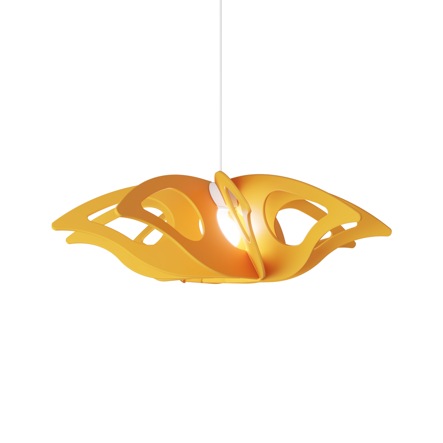 Ceiling Light - Slanted Slats - 005 Rose