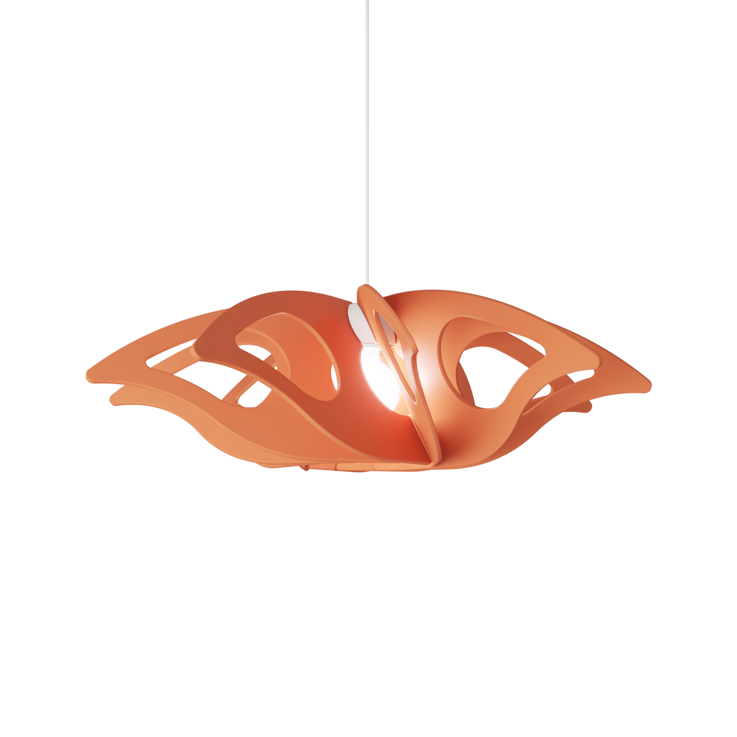 Ceiling Light - Slanted Slats - 005 Rose