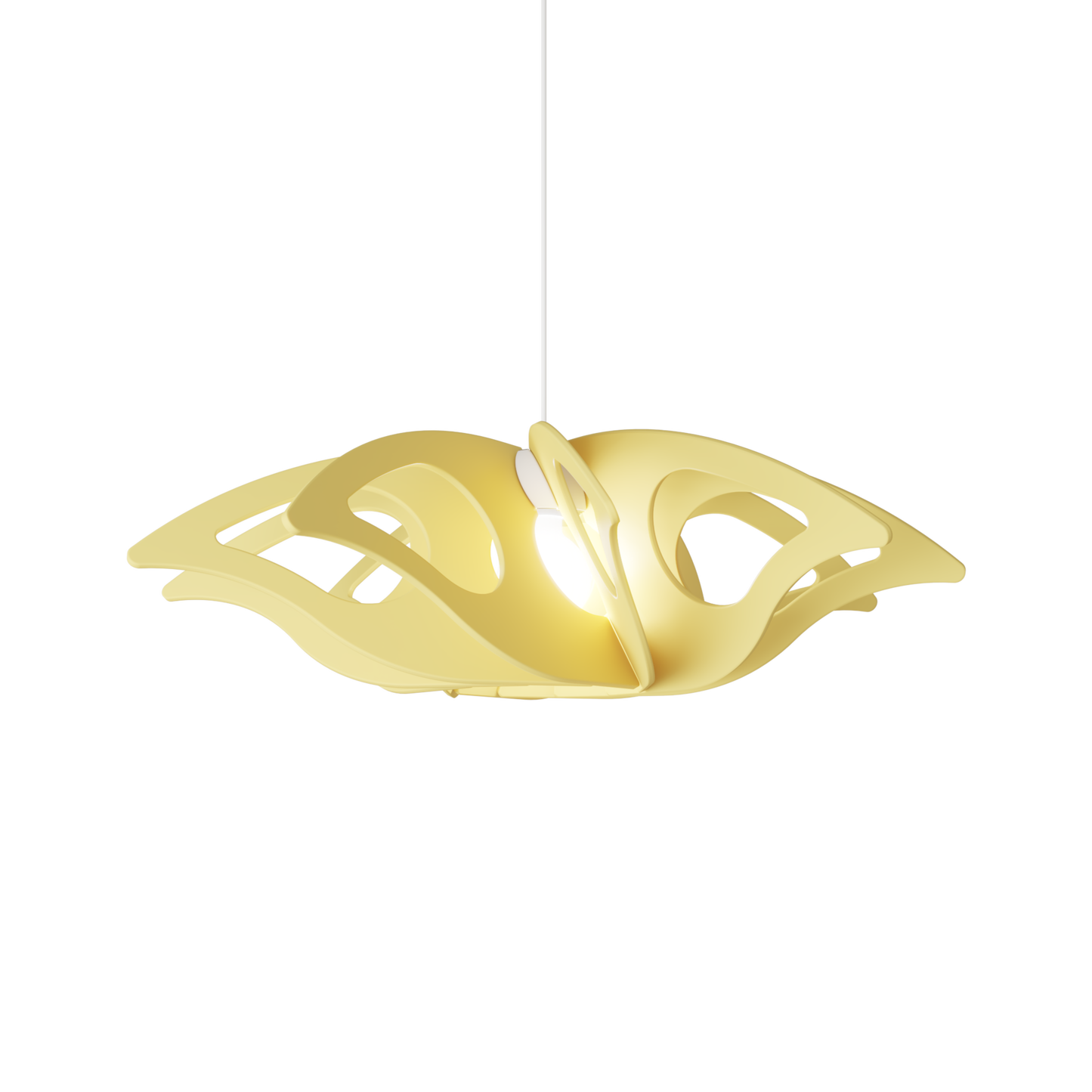 Ceiling Light - Slanted Slats - 005 Rose