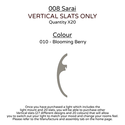 Ceiling Light - Vertical Slats - 008 Sarai