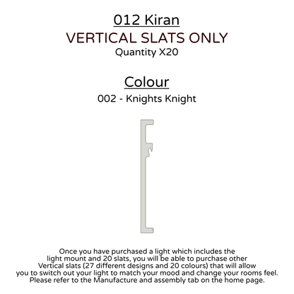 Ceiling Light - Vertical Slats - 012 Kiran