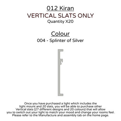 Ceiling Light - Vertical Slats - 012 Kiran