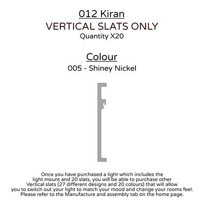 Ceiling Light - Vertical Slats - 012 Kiran