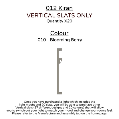 Ceiling Light - Vertical Slats - 012 Kiran