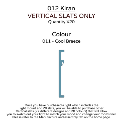 Ceiling Light - Vertical Slats - 012 Kiran