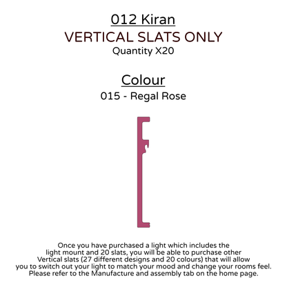 Ceiling Light - Vertical Slats - 012 Kiran