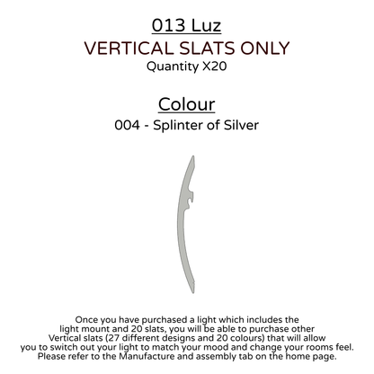 Ceiling Light - Vertical Slats - 013 Luz