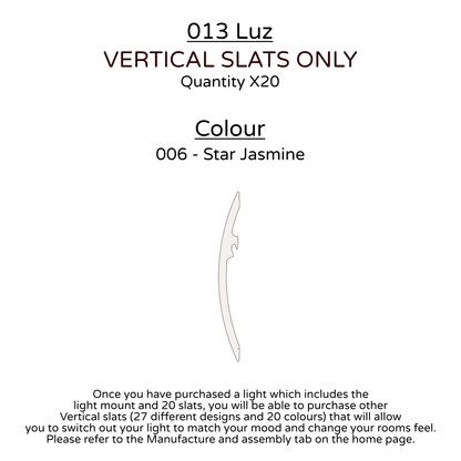 Ceiling Light - Vertical Slats - 013 Luz