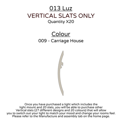 Ceiling Light - Vertical Slats - 013 Luz