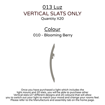 Ceiling Light - Vertical Slats - 013 Luz