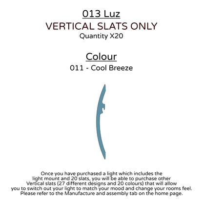 Ceiling Light - Vertical Slats - 013 Luz