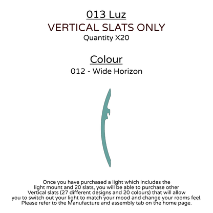 Ceiling Light - Vertical Slats - 013 Luz