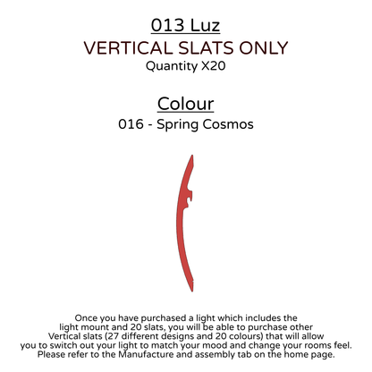 Ceiling Light - Vertical Slats - 013 Luz