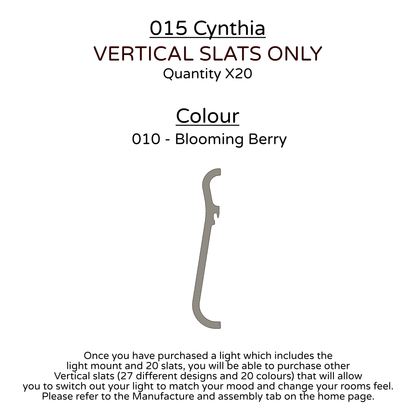 Ceiling Light - Vertical Slats - 015 Cynthia