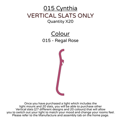 Ceiling Light - Vertical Slats - 015 Cynthia
