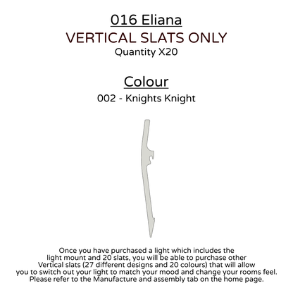 Ceiling Light - Vertical Slats - 016 Eliana