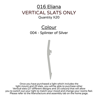 Ceiling Light - Vertical Slats - 016 Eliana