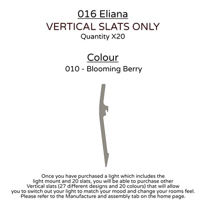 Ceiling Light - Vertical Slats - 016 Eliana