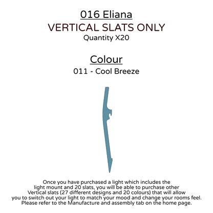 Ceiling Light - Vertical Slats - 016 Eliana