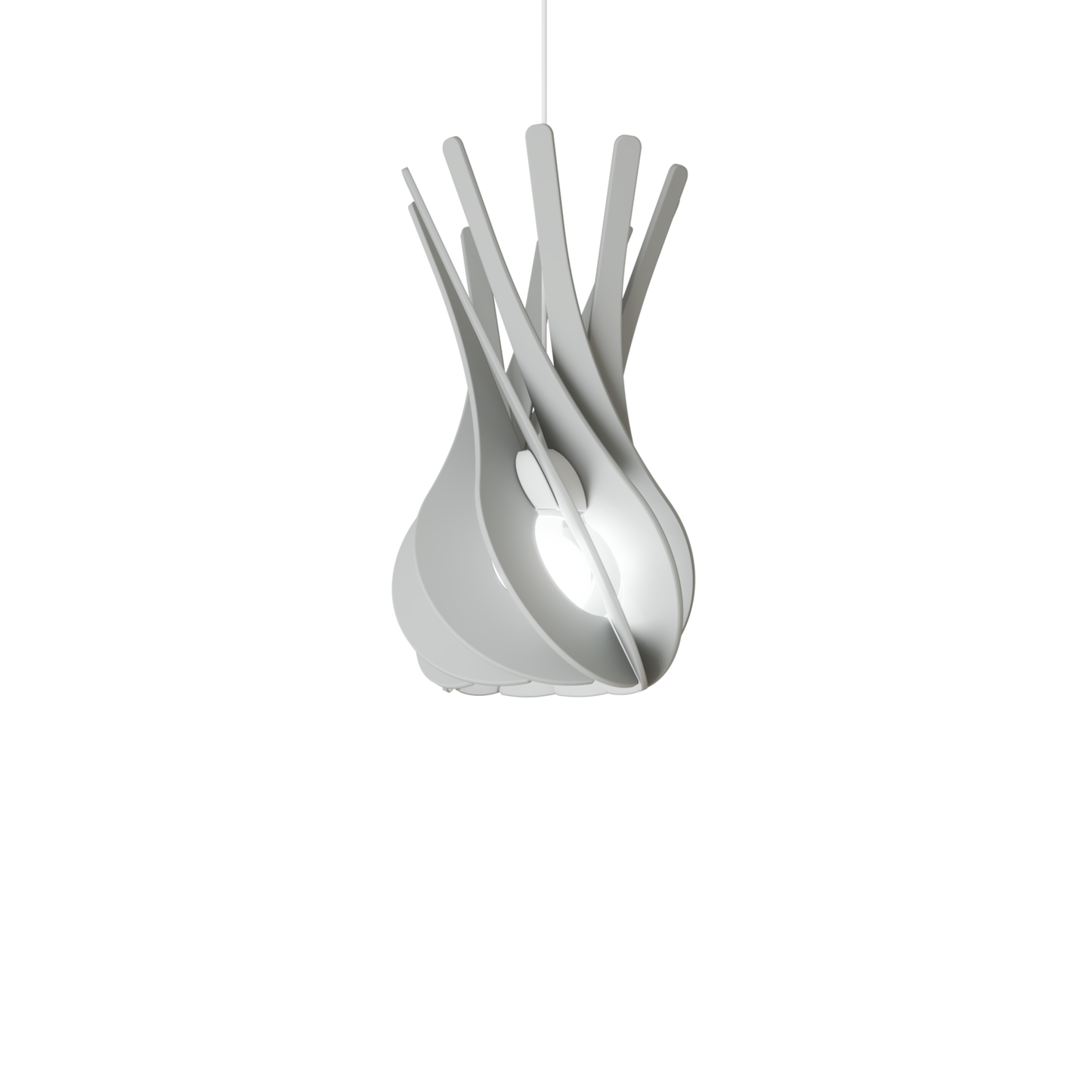 Ceiling Light - Slanted Slats - 017 Teardrop