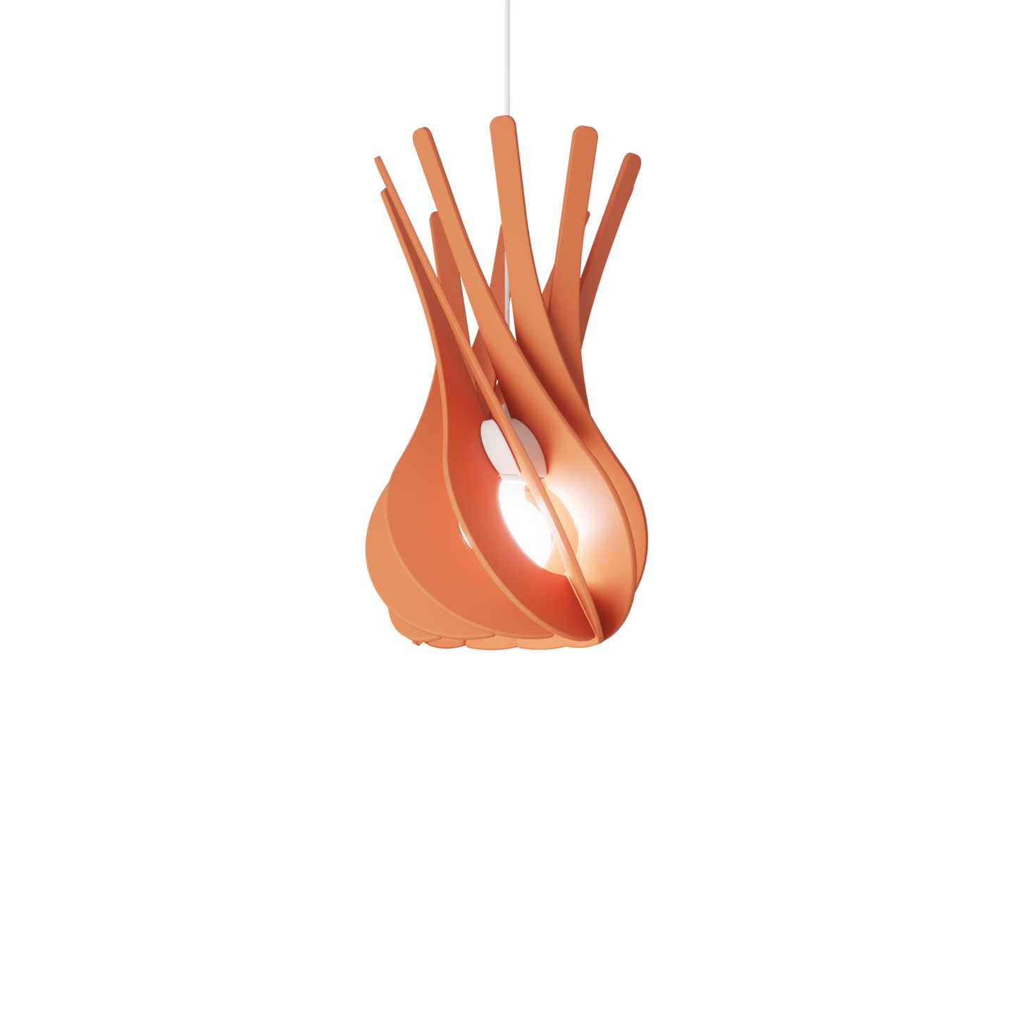 Ceiling Light - Slanted Slats - 017 Teardrop