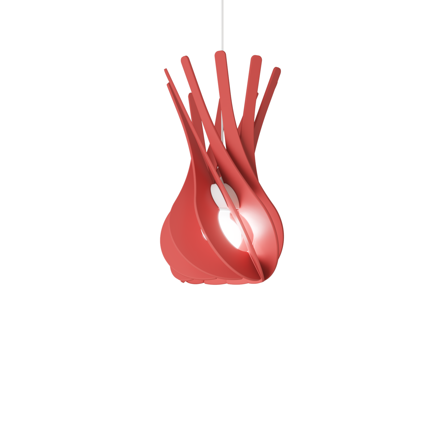 Ceiling Light - Slanted Slats - 017 Teardrop