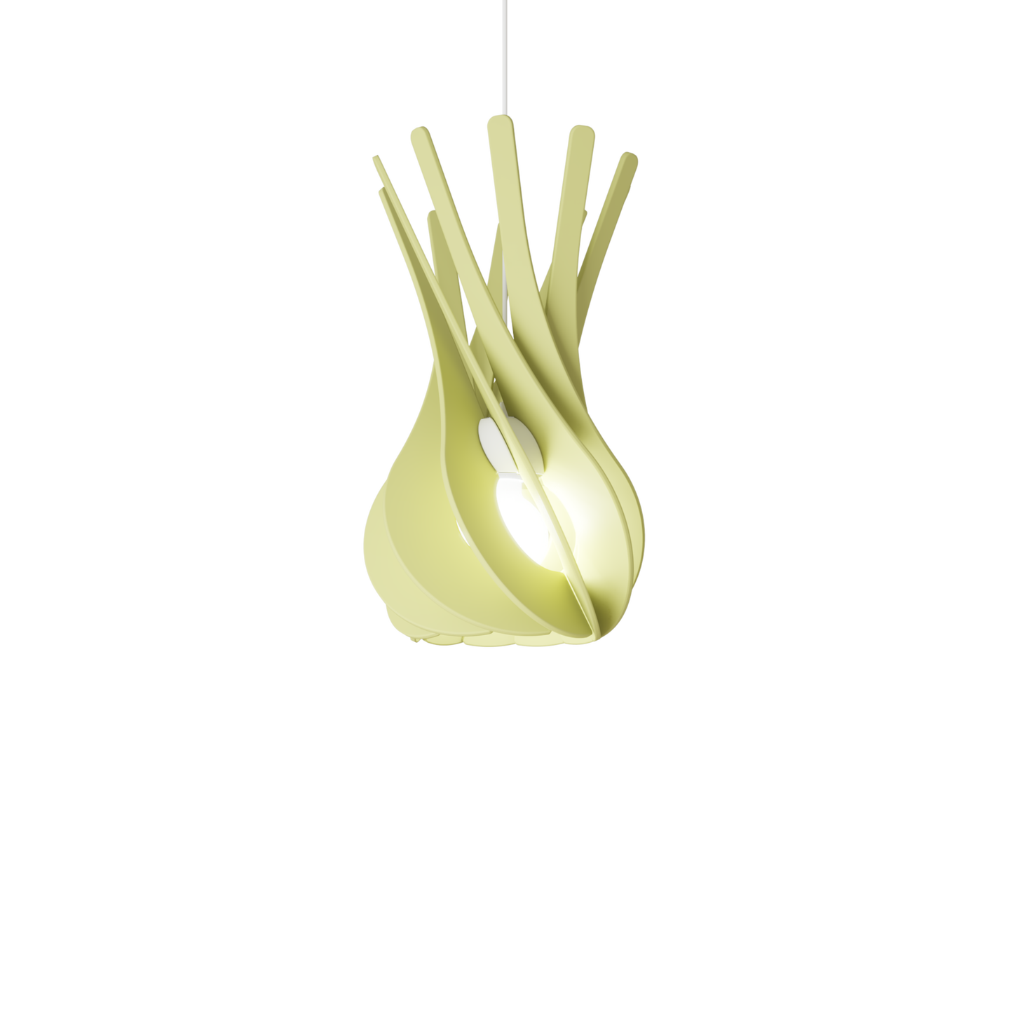 Ceiling Light - Slanted Slats - 017 Teardrop