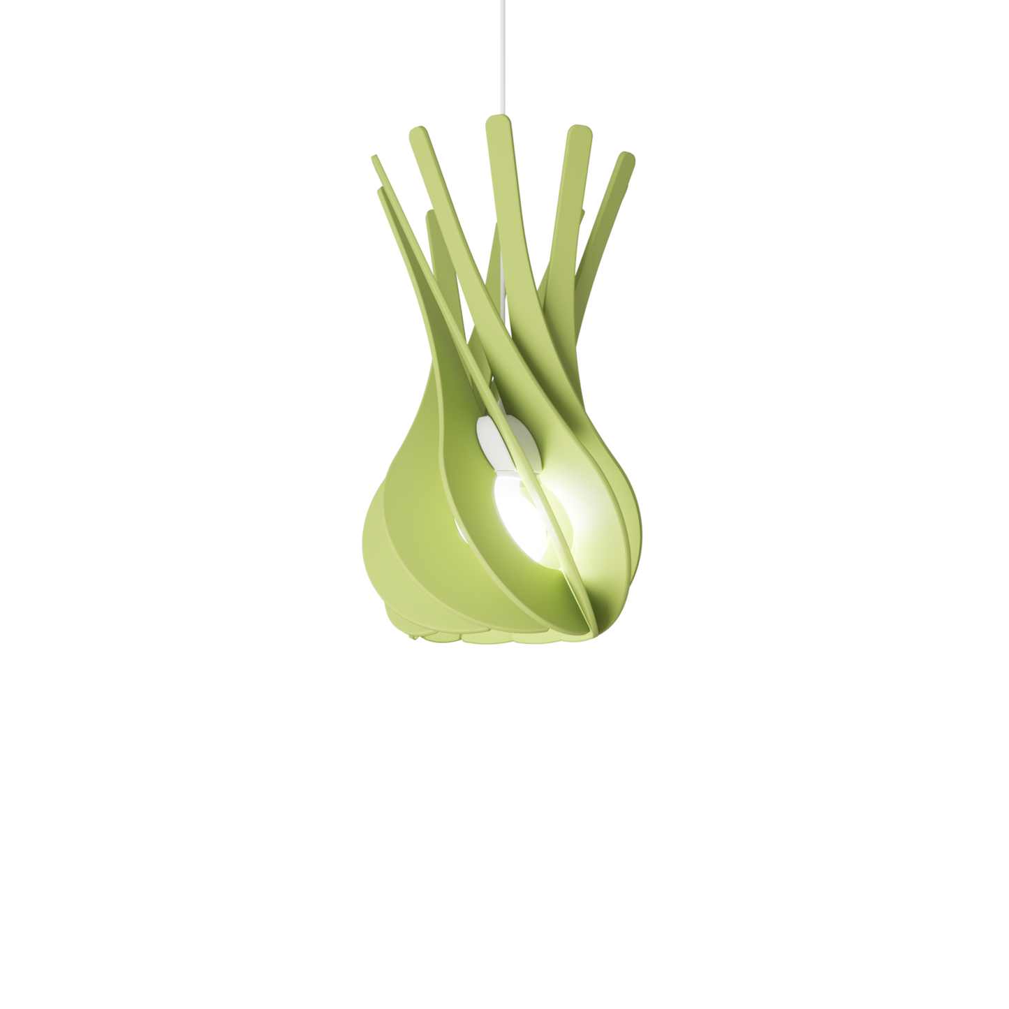 Ceiling Light - Slanted Slats - 017 Teardrop