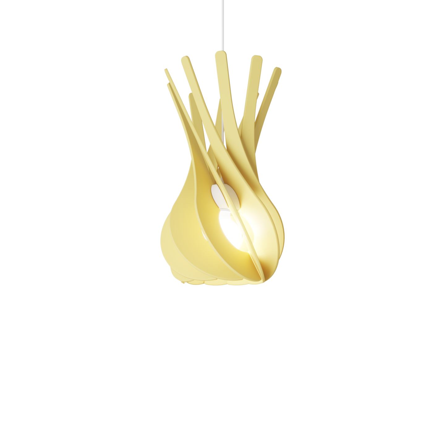 Ceiling Light - Slanted Slats - 017 Teardrop