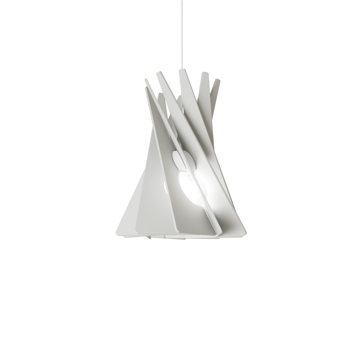 Ceiling Light - Slanted Slats - 018 Shard