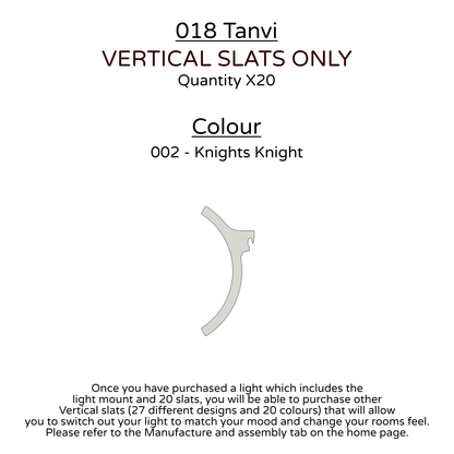 Ceiling Light - Vertical Slats - 018 Tanvi