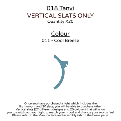 Ceiling Light - Vertical Slats - 018 Tanvi