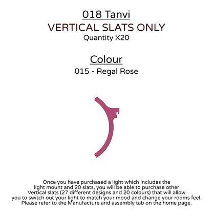 Ceiling Light - Vertical Slats - 018 Tanvi