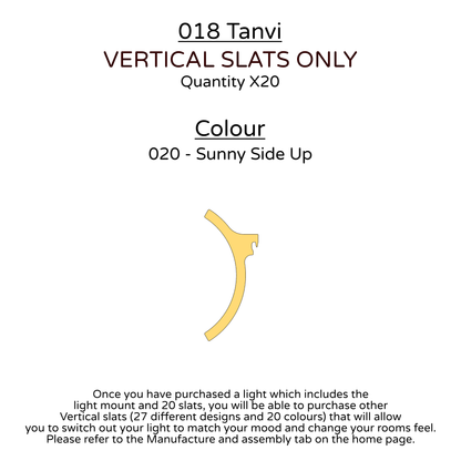 Ceiling Light - Vertical Slats - 018 Tanvi