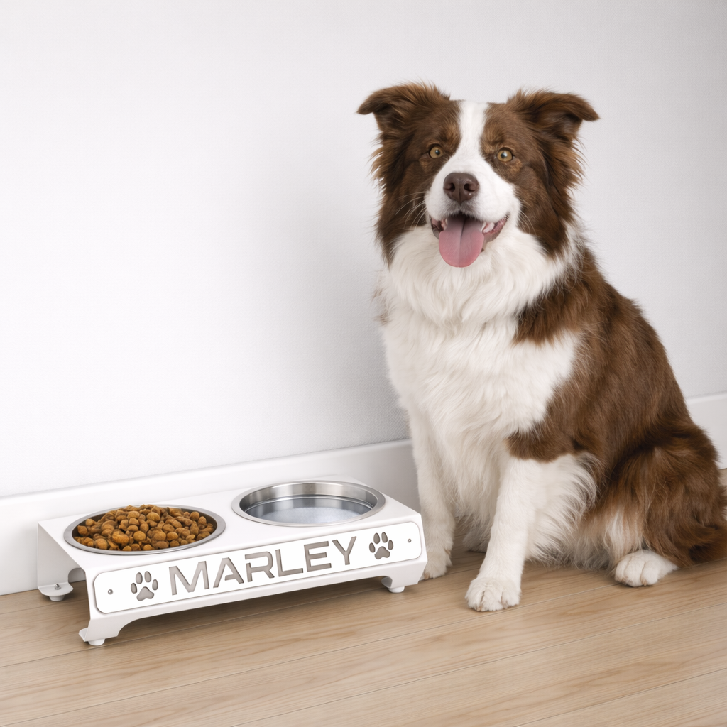 Dog - Personalized Bowl Stand - Large
