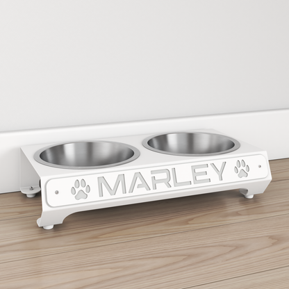 Dog - Personalized Bowl Stand - Large