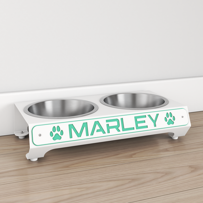 Dog - Personalized Bowl Stand - Large