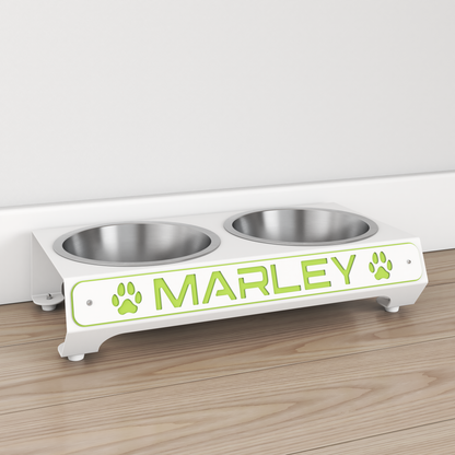 Dog - Personalized Bowl Stand - Large
