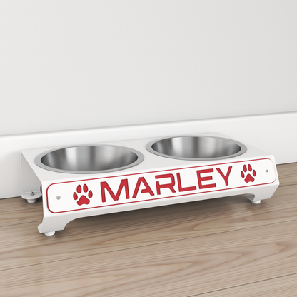 Dog - Personalized Bowl Stand - Large