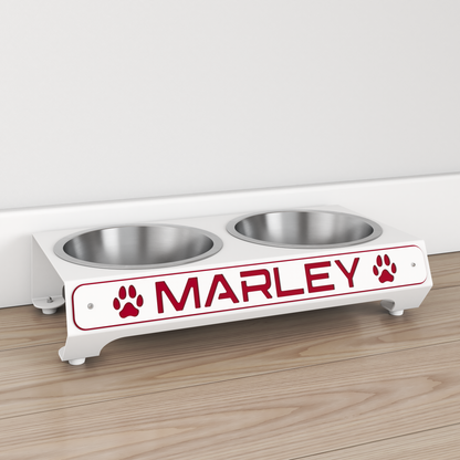 Dog - Personalized Bowl Stand - Large