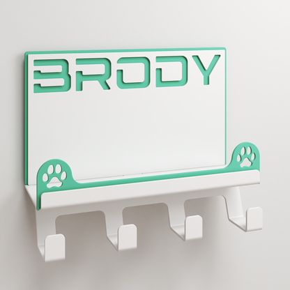 Dog Apparel Hanger - 01 - Personalized - One Dog