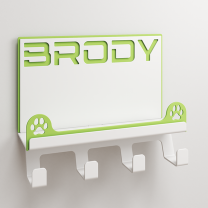 Dog Apparel Hanger - 01 - Personalized - One Dog